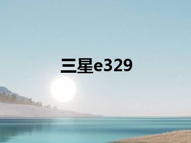 三星e329