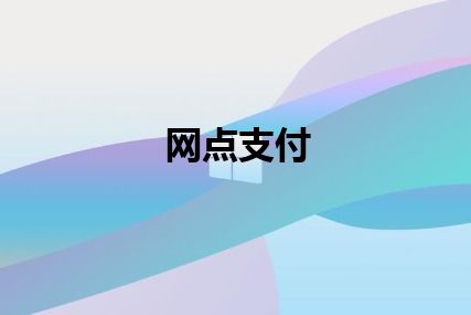 网点支付