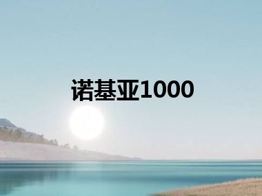 诺基亚1000