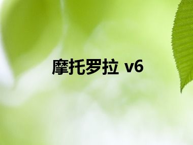 摩托罗拉 v6