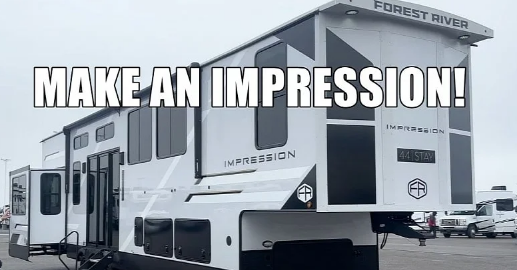 2025 Impression 44STAY 是一款具有强烈豪华家居氛围的五轮房车